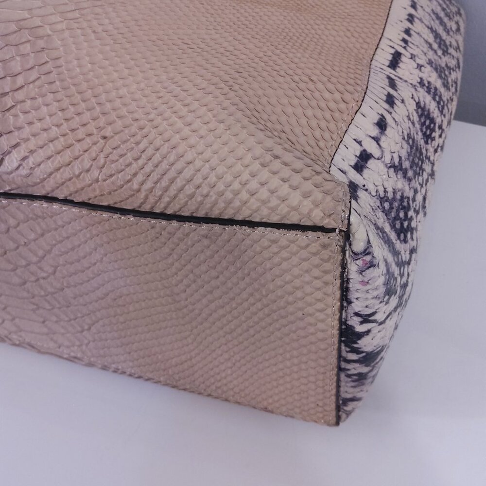 Snakeskin Print Coach Bag - Picture 3 of 16